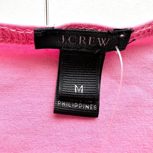 J.Crew Bodysuit Womens Medium Pink Ruffle Long Sleeve V Neck Barbiecore New - Picture 6 of 13